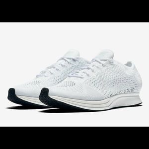 Nike flyknit goddess white